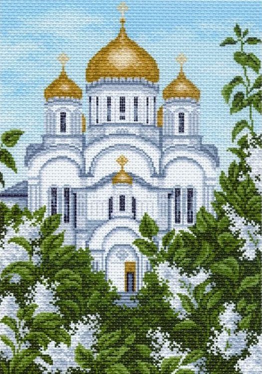 Рисунок на канве матренин посад