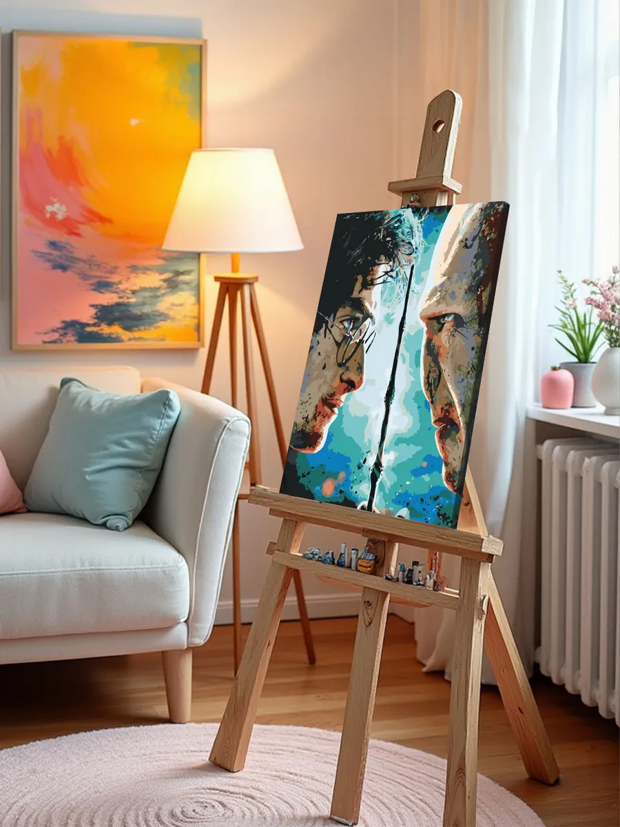 Картина по номерам «Гарри Поттер: Гарри и Волан-де-Морт» — картинка 10