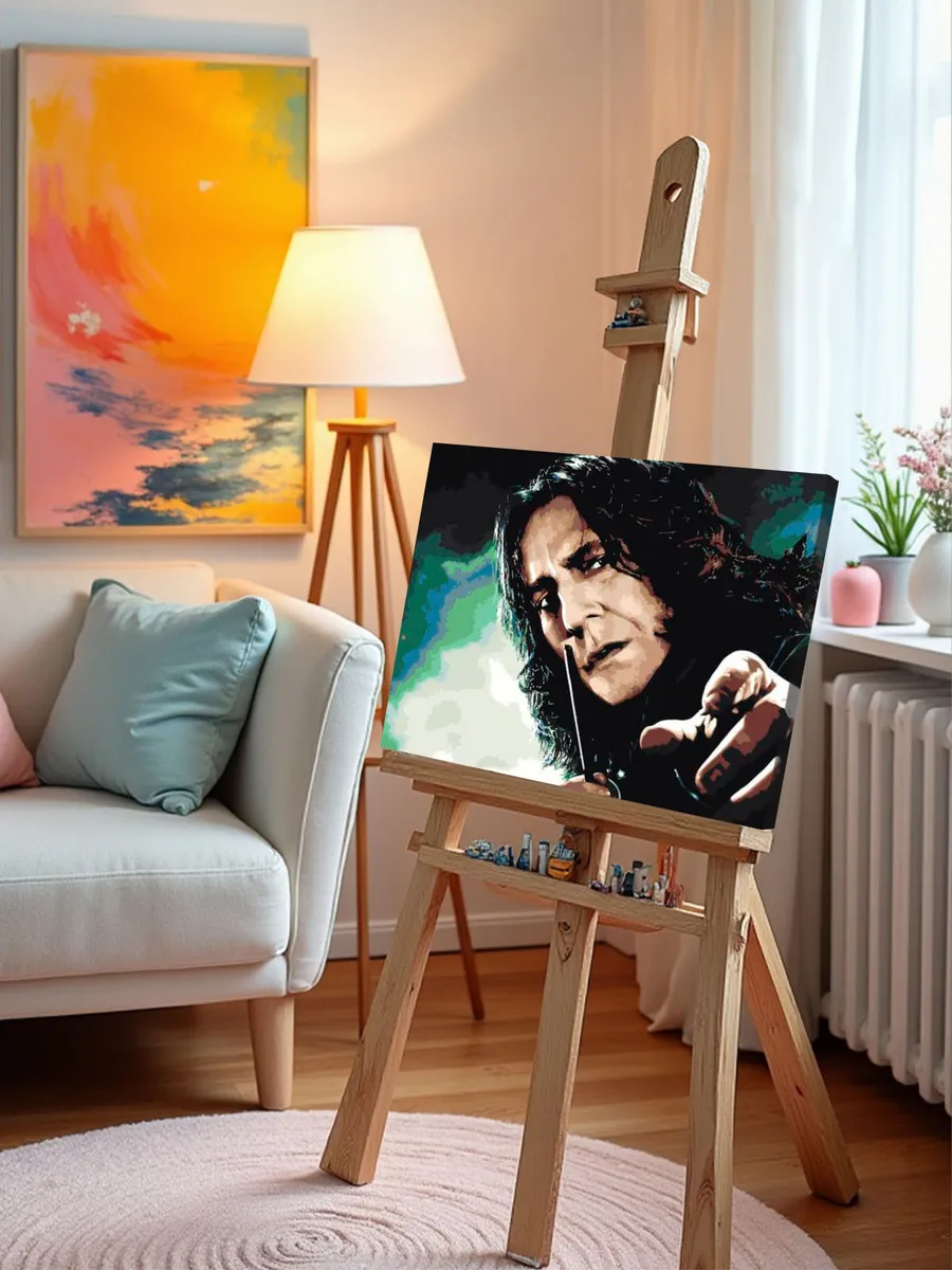 Картина по номерам «Гарри Поттер: Северус Снегг» — картинка 10