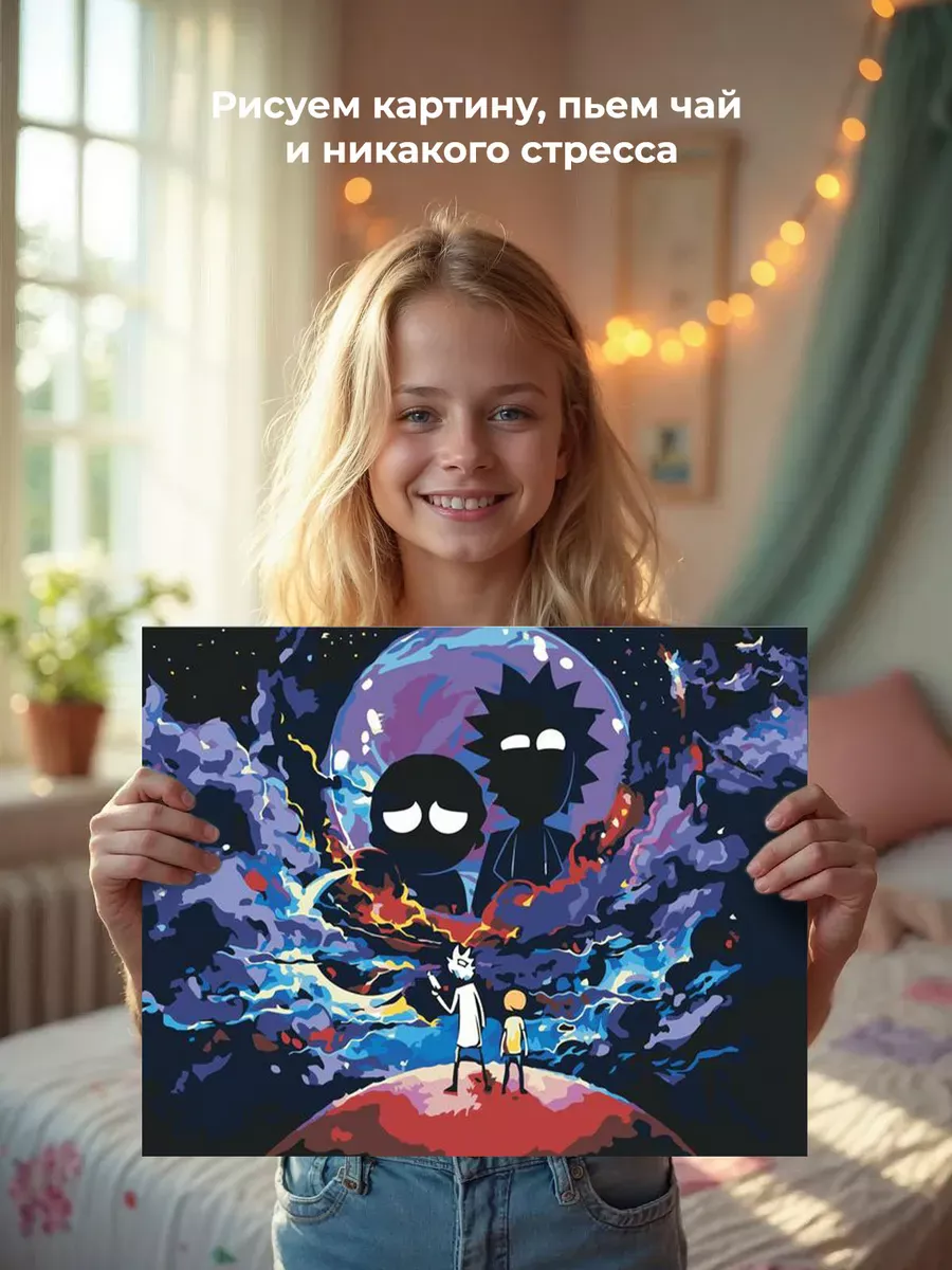 Картина по номерам «Рик и Морти» — картинка 7