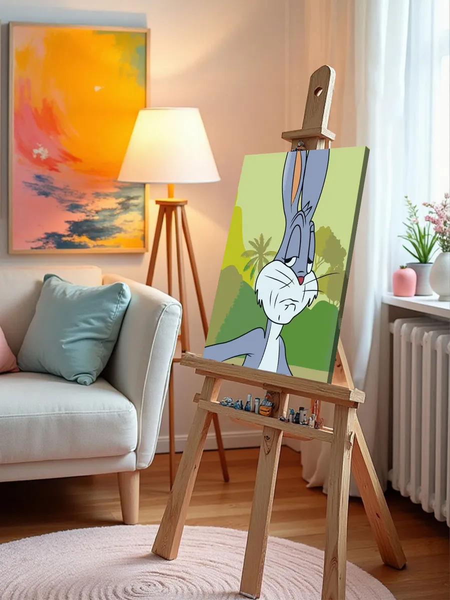 Картина по номерам «Мем: Удивлённый Багз Банни» — картинка 10