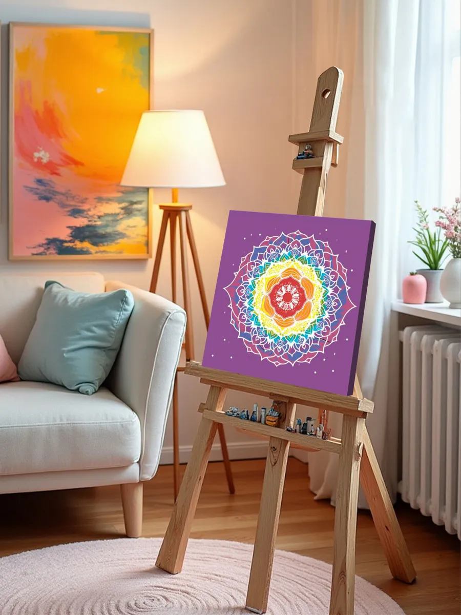 Картина по номерам «Мандала Семь чакр» — картинка 10