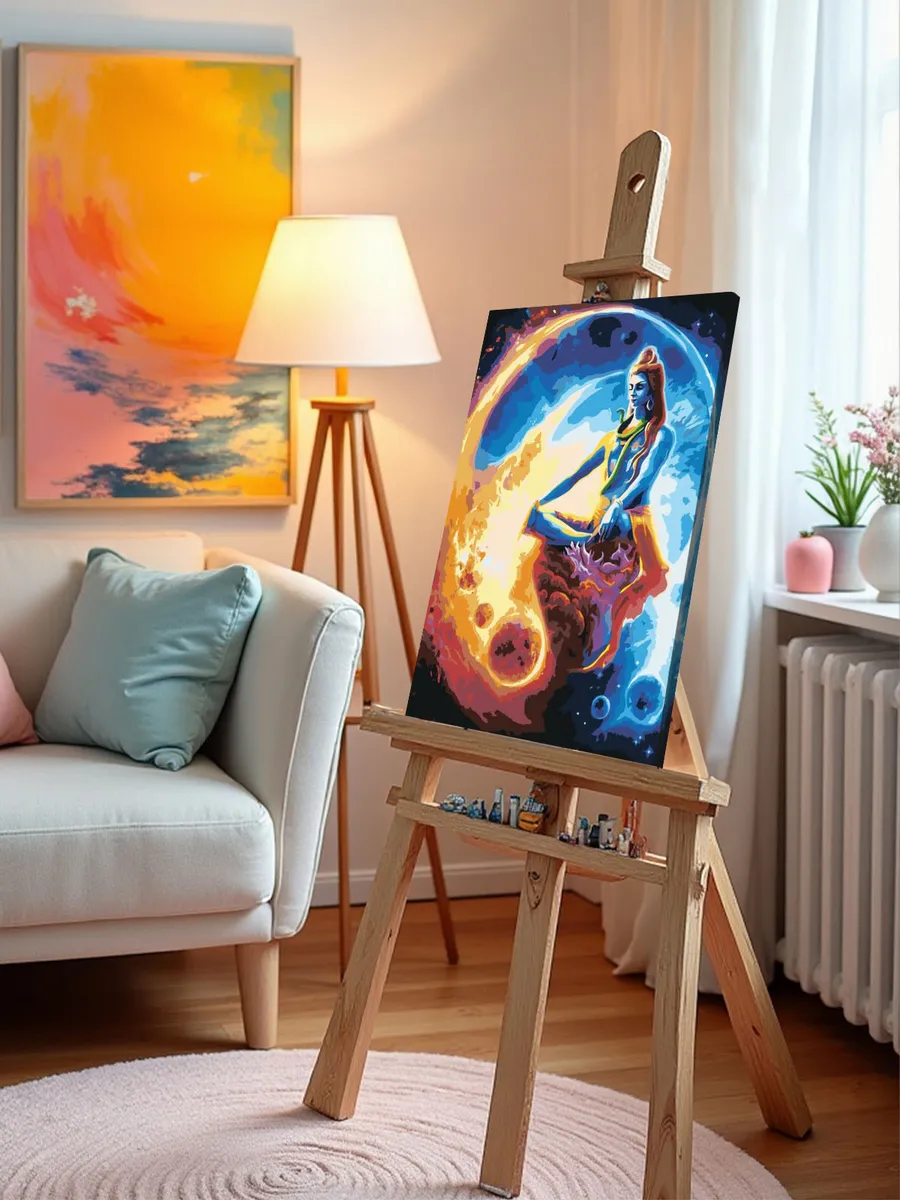 Картина по номерам «Шива» — картинка 10