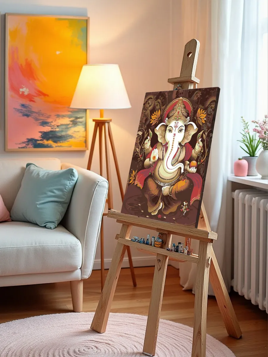 Картина по номерам «Ганеша 2» — картинка 10