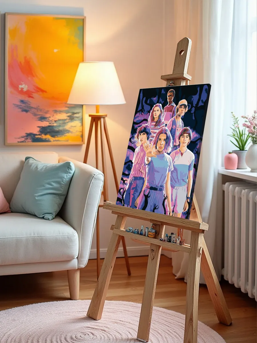 Картина по номерам «Очень странные дела: Постер» — картинка 9