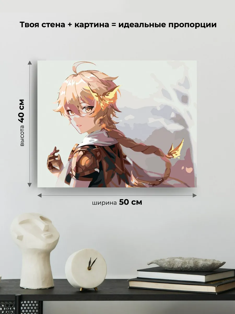 Картина по номерам «Genshin Impact Геншин Импакт: Итэр» — картинка 3