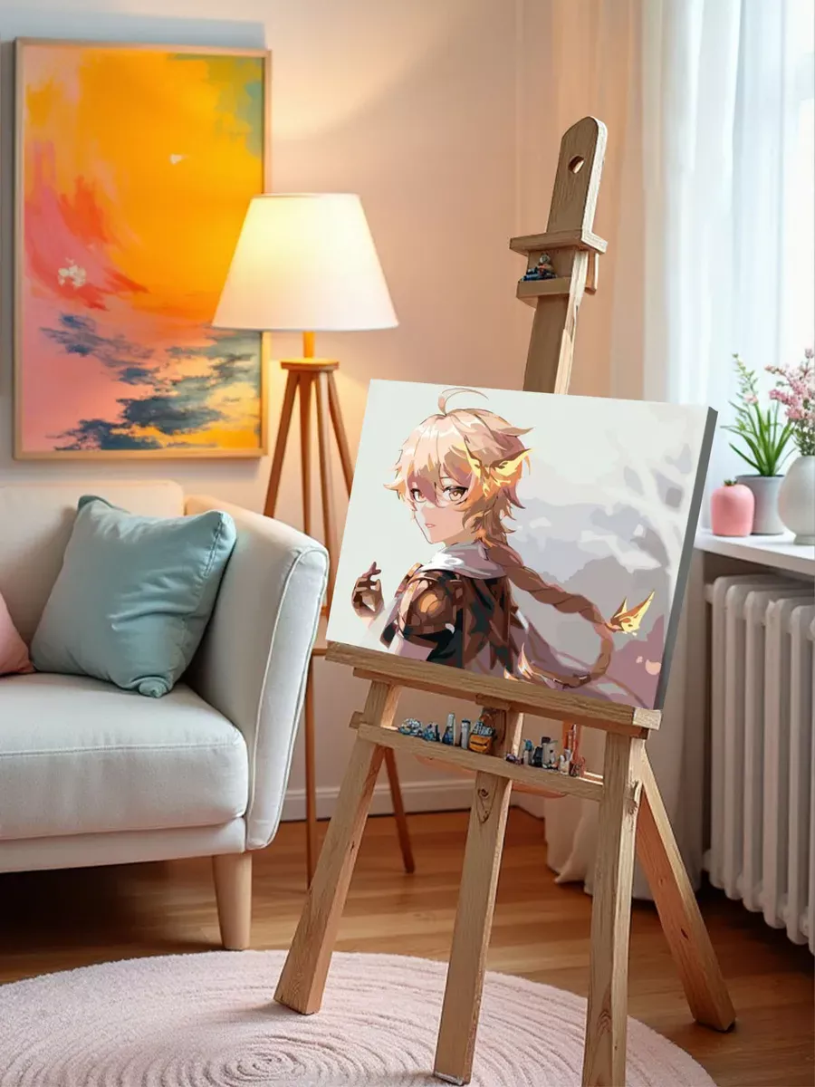 Картина по номерам «Genshin Impact Геншин Импакт: Итэр» — картинка 10