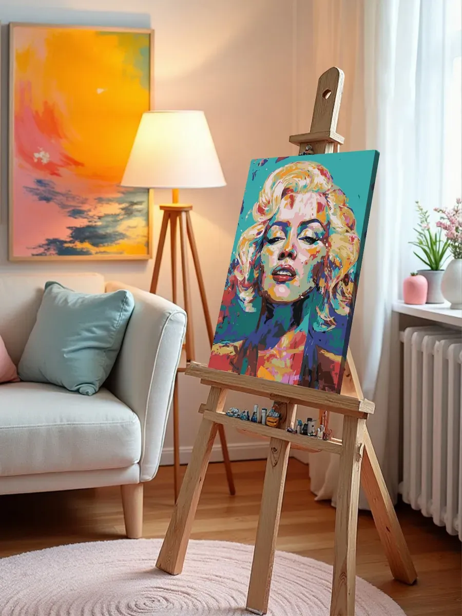 Картина по номерам «Мерлин Монро» — картинка 10