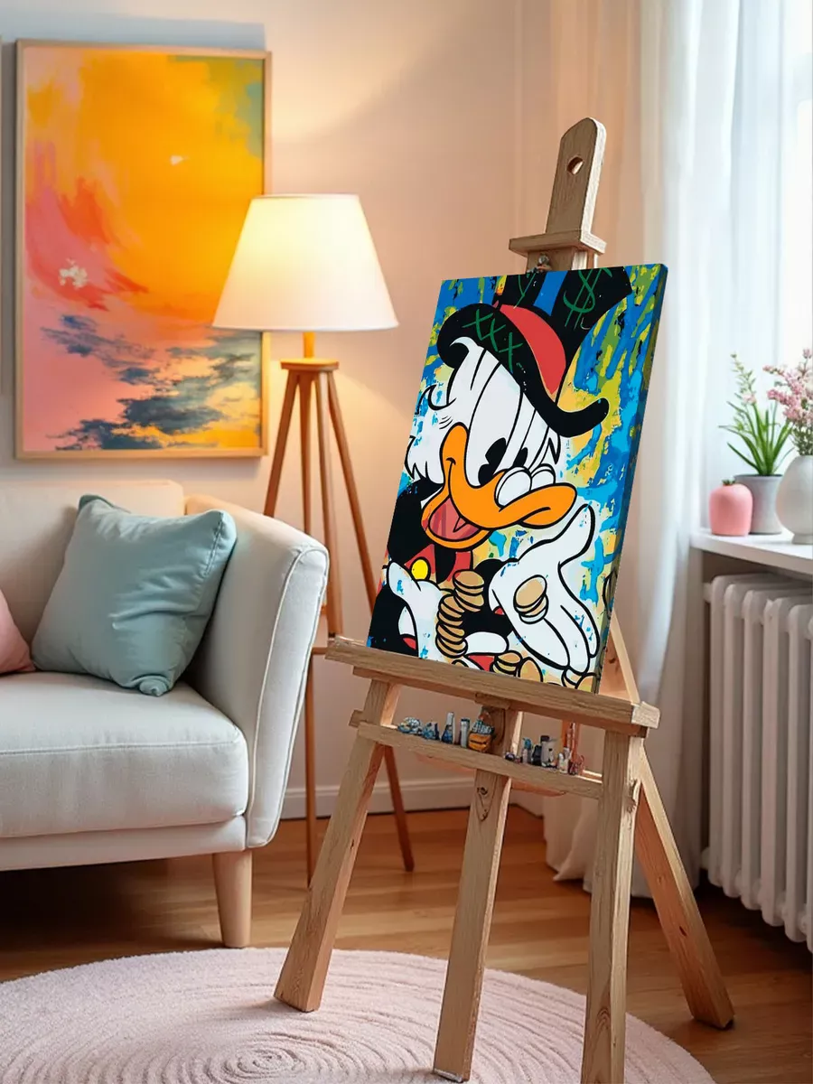 Картина по номерам «Скрудж МакДак и деньги 2» — картинка 9