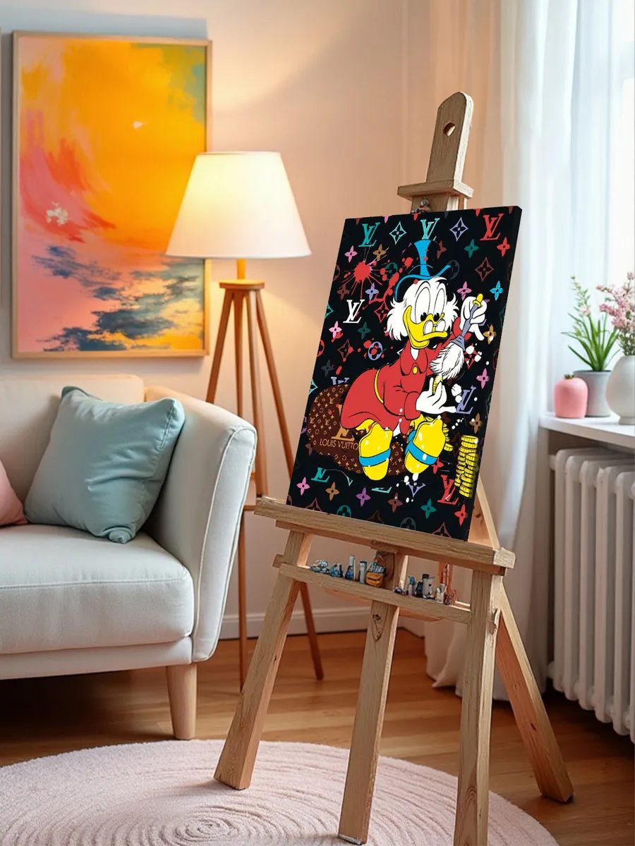 Картина по номерам «Скрудж МакДак и деньги 3» — картинка 10