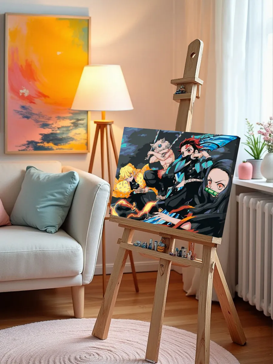 Картина по номерам «Клинок рассекающий демонов: Персонажи» — картинка 10