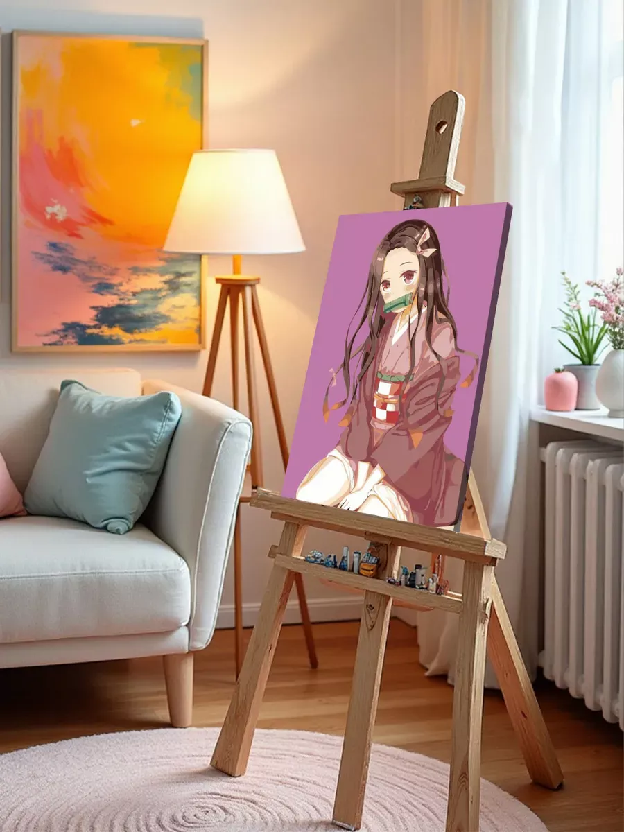 Картина по номерам «Клинок рассекающий демонов: Незуко Камадо» — картинка 10