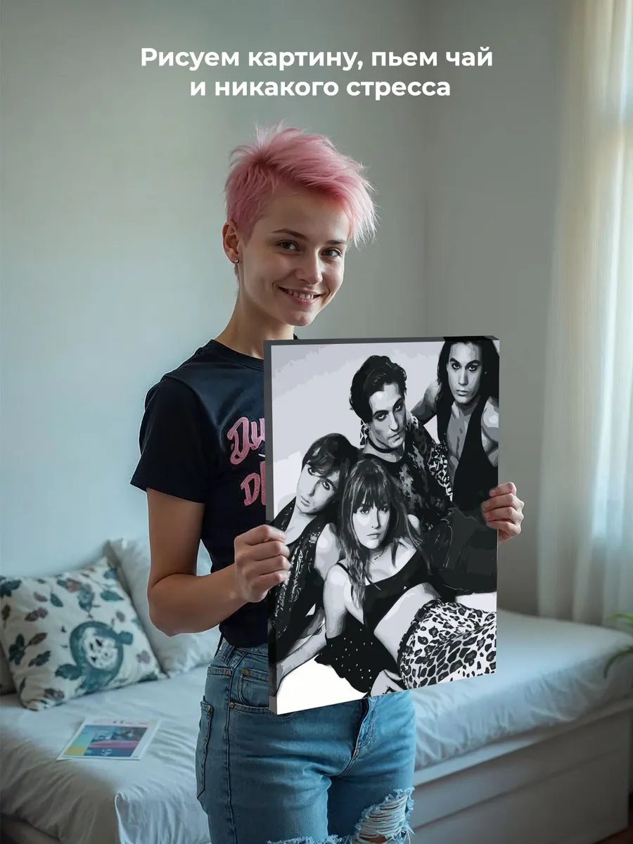 Картина по номерам «Группа Maneskin Манескин» — картинка 7