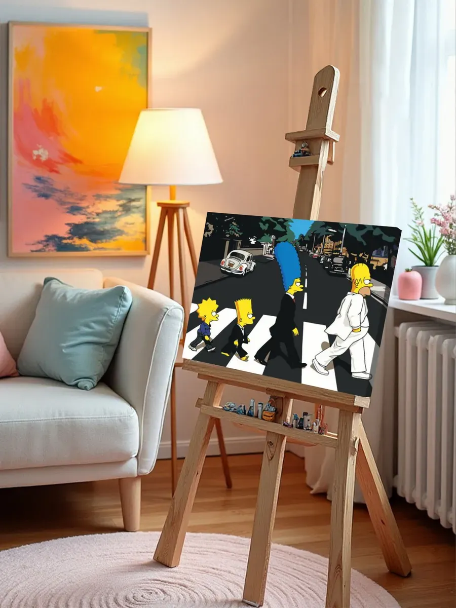 Картина по номерам «Simpsons Симпсоны: Семья Битлз» — картинка 10
