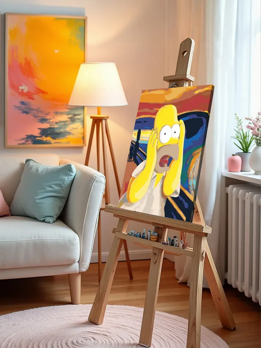 Картина по номерам «Simpsons Симпсоны: Гомер Крик» — картинка 9