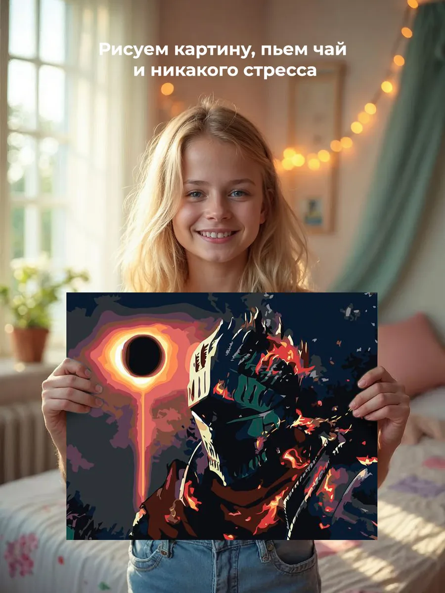 Картина по номерам «Dark Souls Дарк Соулс: Душа пепла 2» — картинка 6