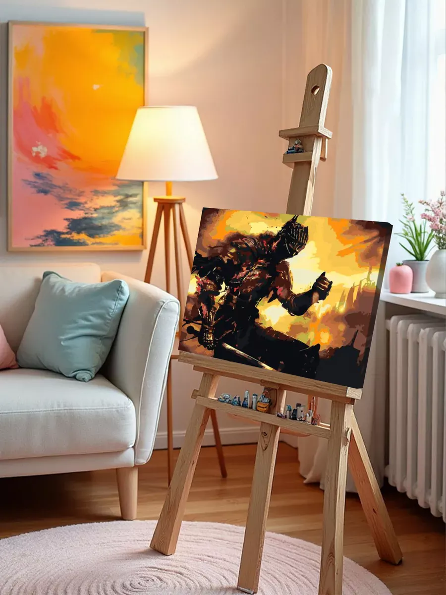 Картина по номерам «Dark Souls Дарк Соулс: Душа пепла 4» — картинка 10