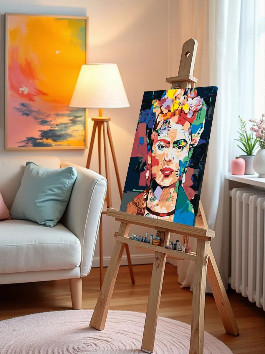 Картина по номерам «Pop Art Поп-арт: Фрида Кало» — картинка 10