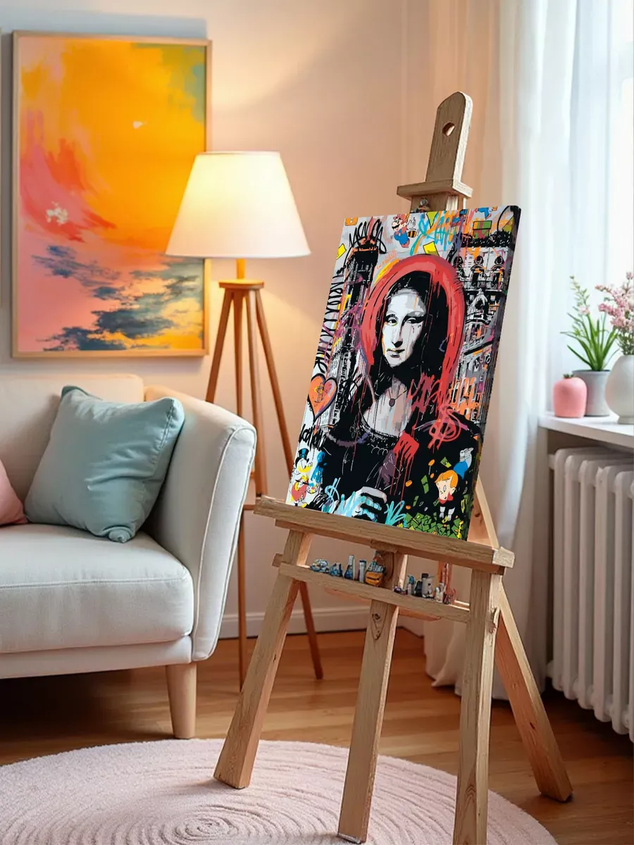 Картина по номерам «Pop Art Поп-арт: Мона Лиза» — картинка 10
