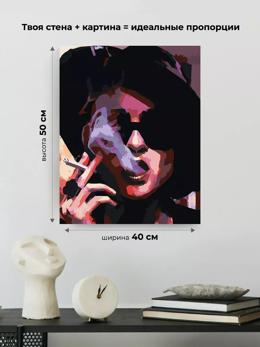 Картина по номерам «Бойцовский клуб: Марла Сингер - Хелена Бонем Картер 3» — картинка 3