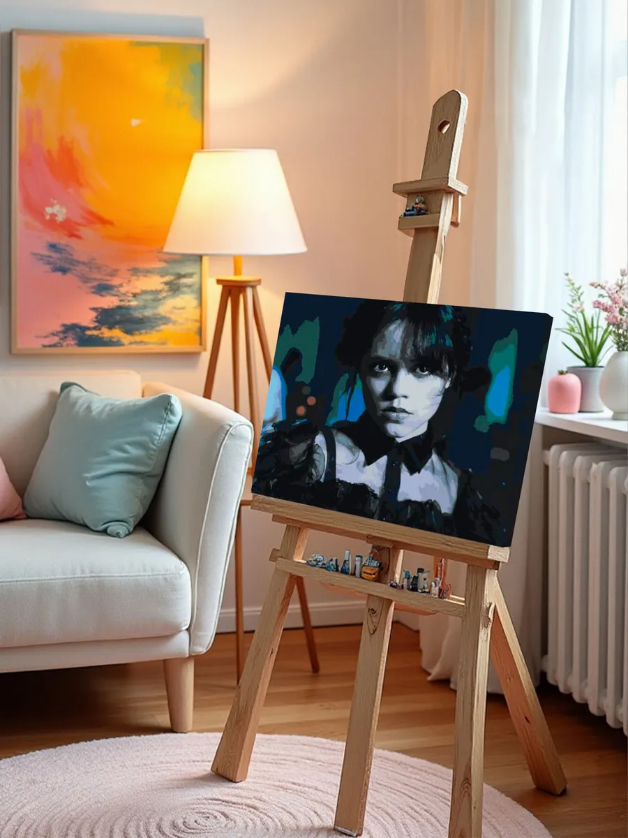 Картина по номерам «Wednesday Уэнсдей Аддамс: Танец на балу 2» — картинка 10