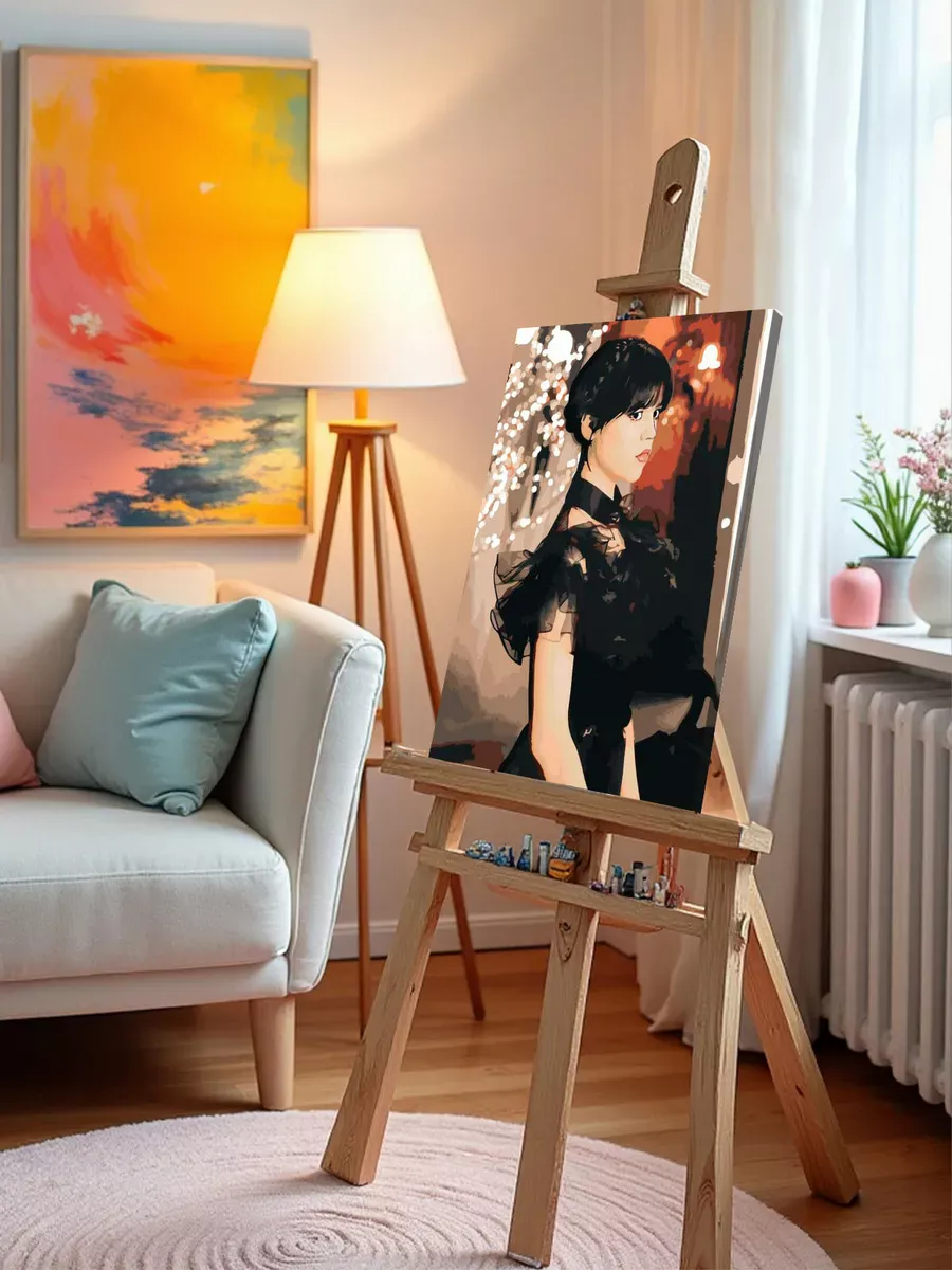 Картина по номерам «Wednesday Уэнсдей Аддамс: Бал» — картинка 10