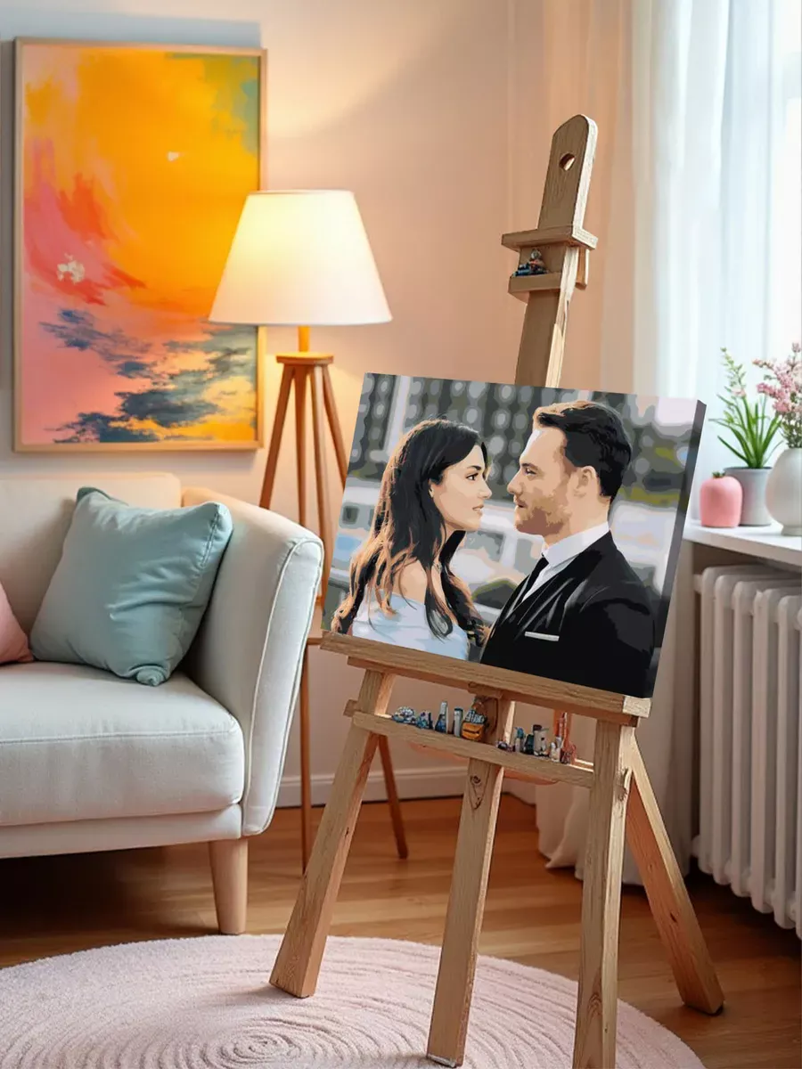 Картина по номерам «Постучись в мою дверь: Эда и Серкан Болат 8» — картинка 10