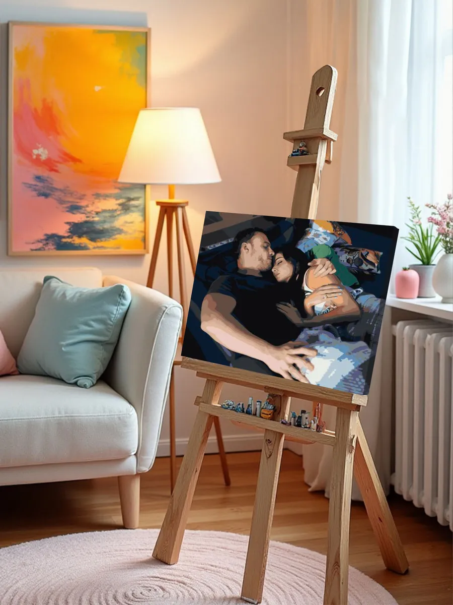 Картина по номерам «Постучись в мою дверь: Эда и Серкан Болат 9» — картинка 10