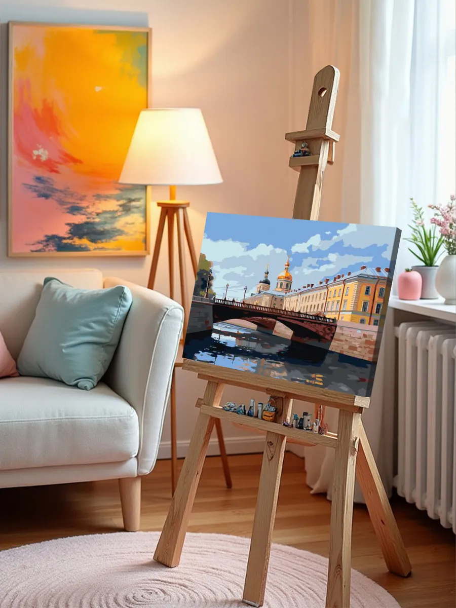 Картина по номерам «Питер: Мосты Петербурга» — картинка 9