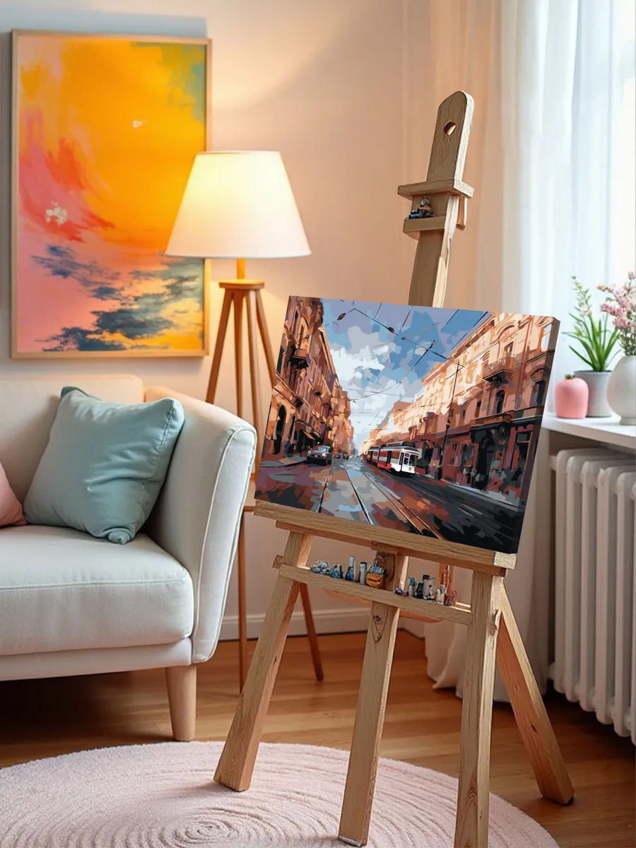 Картина по номерам «Питер: Уютная улица Петербурга» — картинка 9