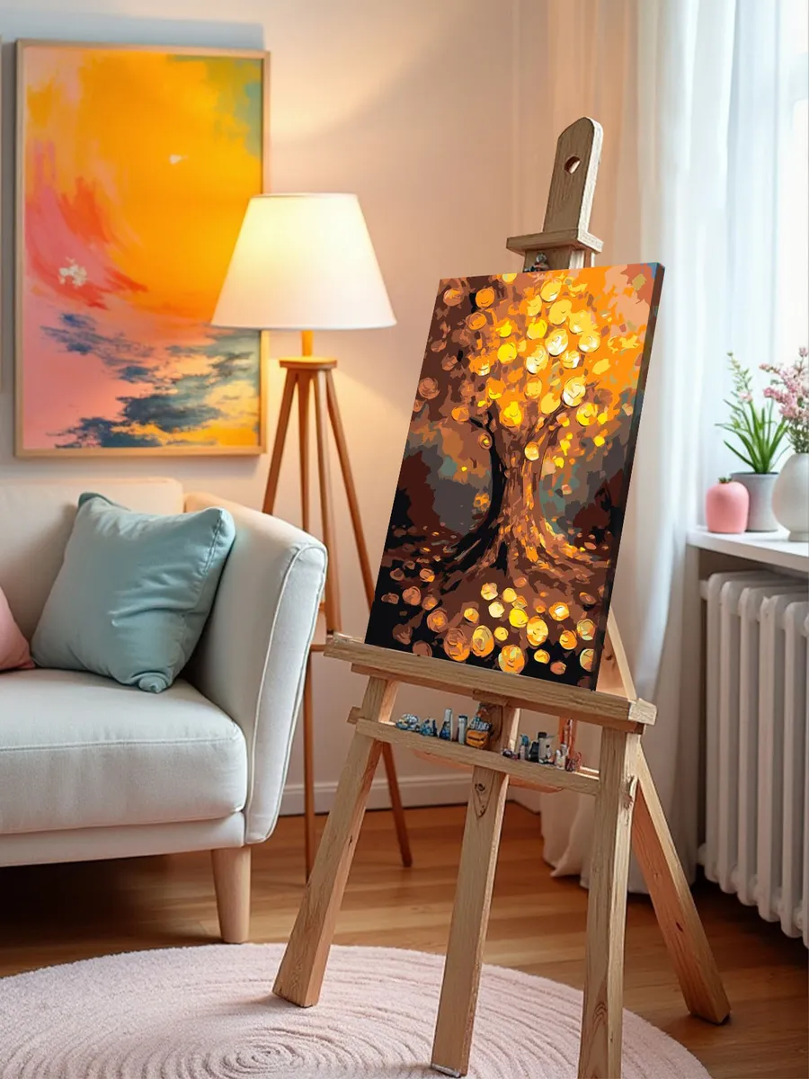 Картина по номерам «Денежное дерево» — картинка 10