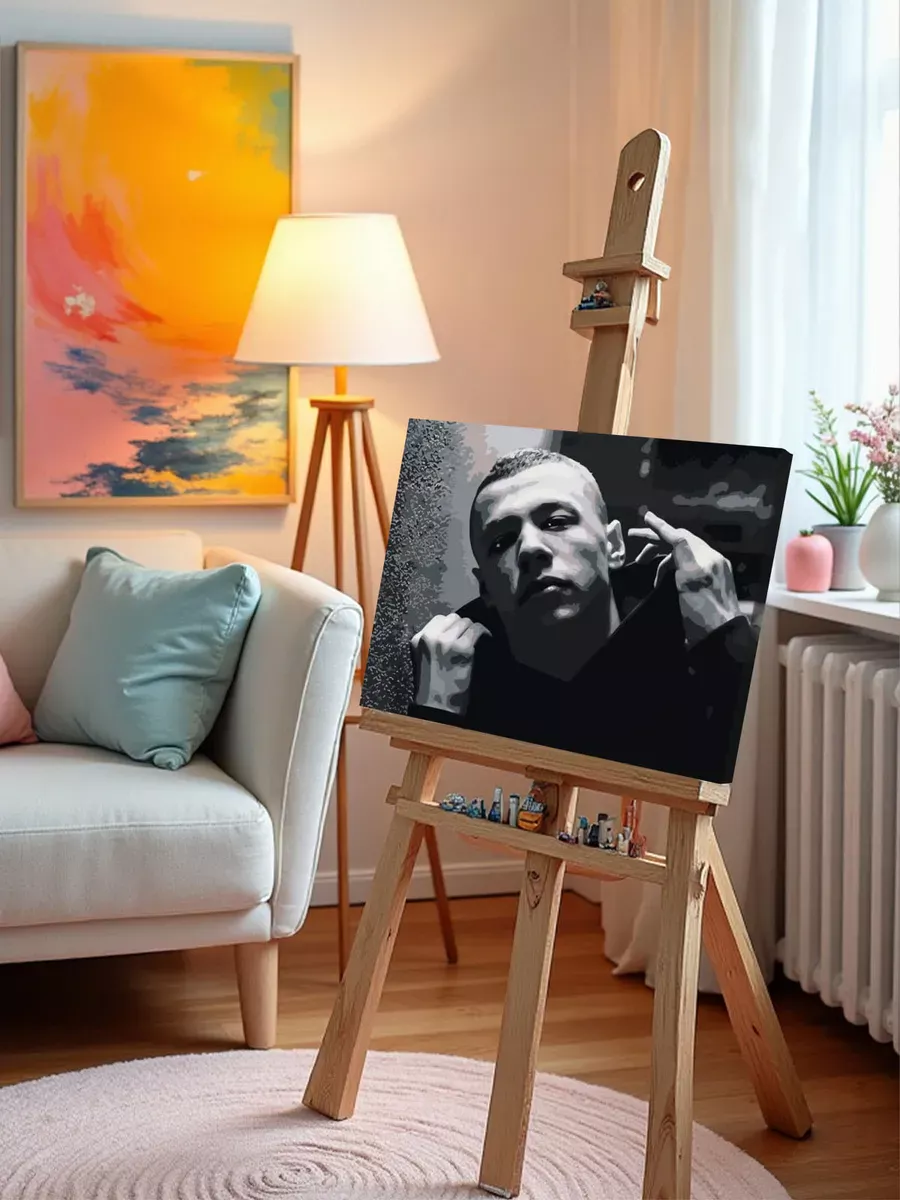 Картина по номерам «Рэпер Макан MACAN 6» — картинка 10