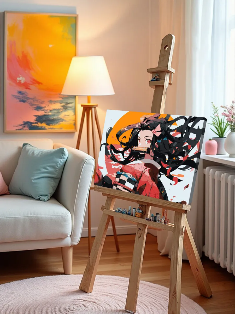 Картина по номерам «Клинок рассекающий демонов: Незуко Камадо 4» — картинка 10