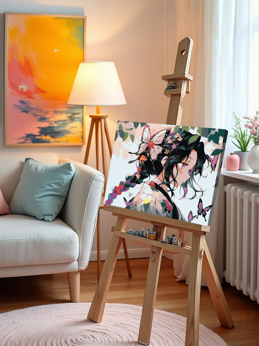 Картина по номерам «Клинок рассекающий демонов: Шинобу Кочо 6» — картинка 10