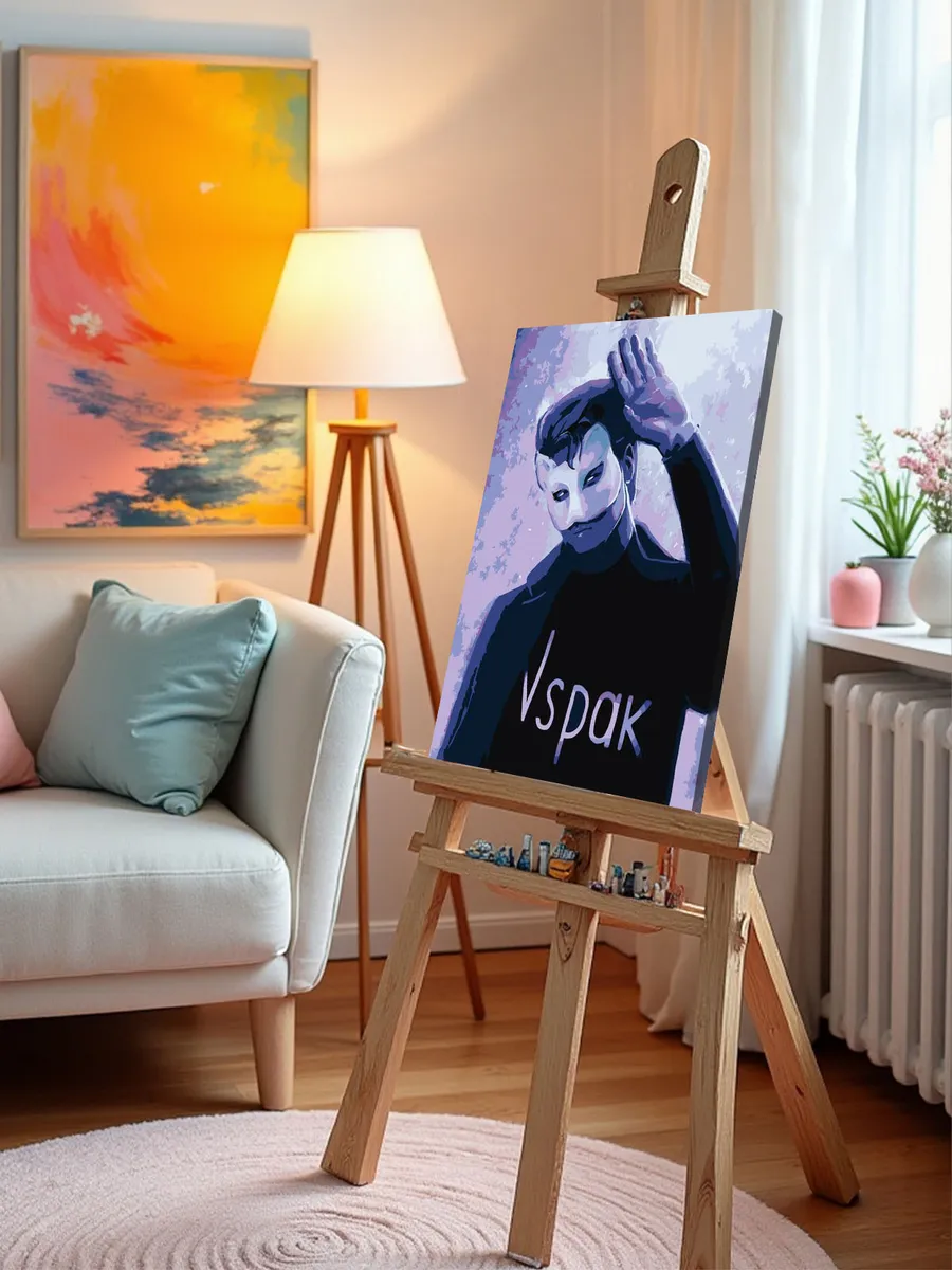 Картина по номерам «Vspak: В маске 3» — картинка 10