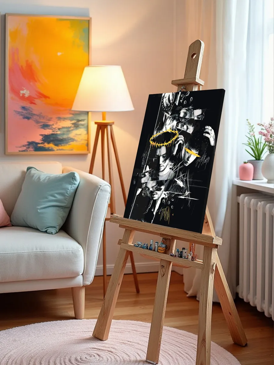 Картина по номерам «Три дня дождя: Глеб и lowlife Траблы» — картинка 10