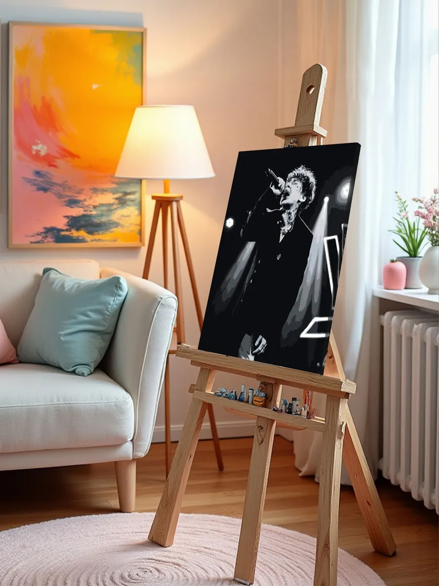 Картина по номерам «Три дня дождя: Глеб на концерте» — картинка 10