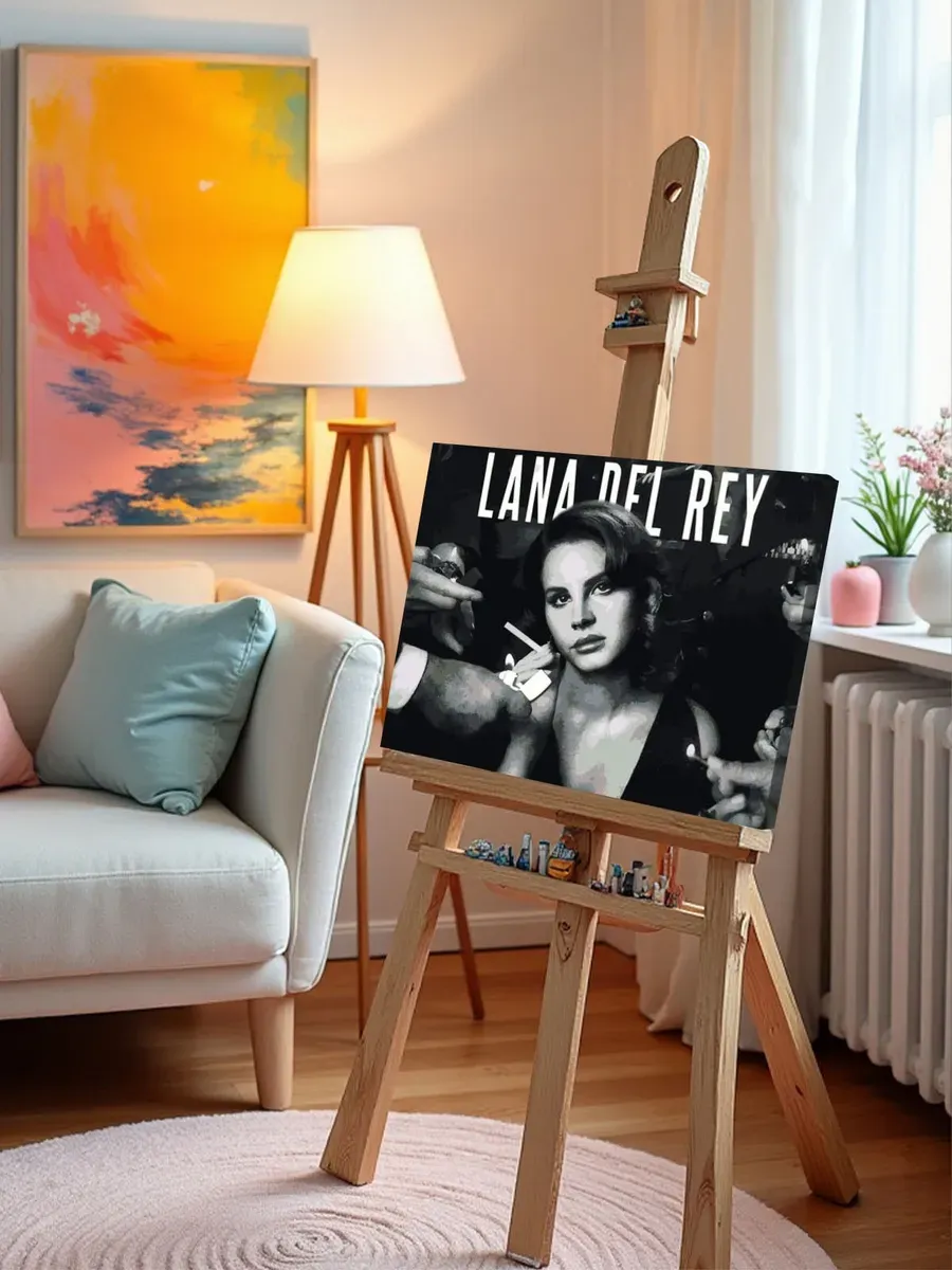 Картина по номерам «Lana Del Rey Лана Дель Рей: С сигаретой» — картинка 10