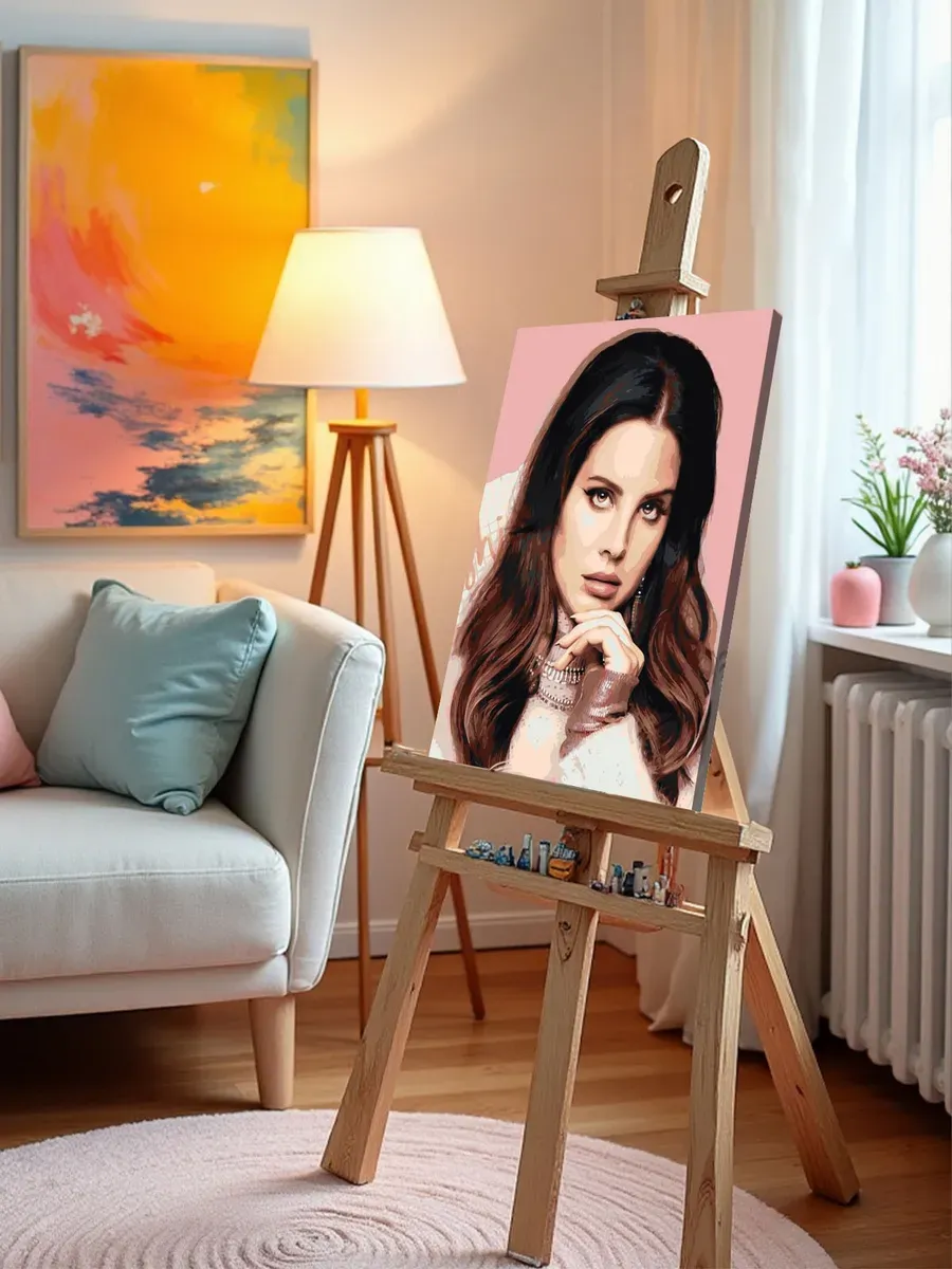 Картина по номерам «Lana Del Rey Лана Дель Рей 3» — картинка 10