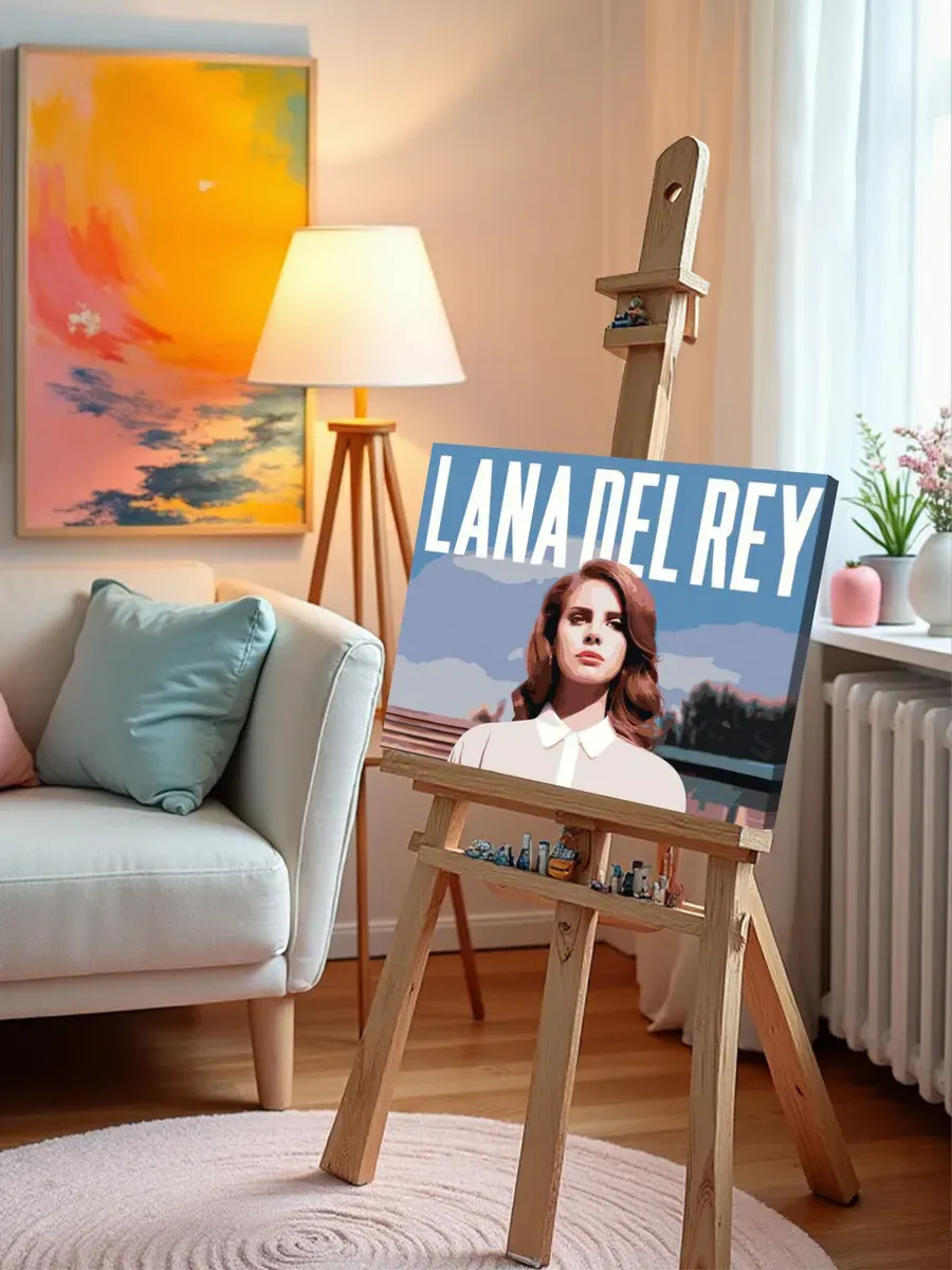 Картина по номерам «Lana Del Rey Лана Дель Рей: Обложка альбома 3» — картинка 10