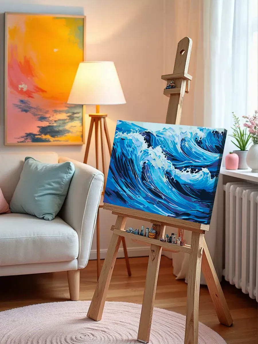 Картина по номерам «Море: Живописные волны» — картинка 9