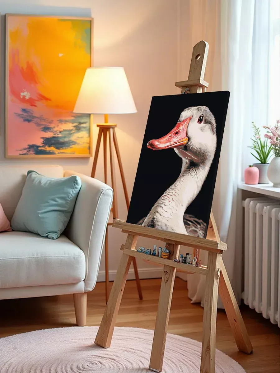 Картина по номерам «Гусь-обнимусь» — картинка 9
