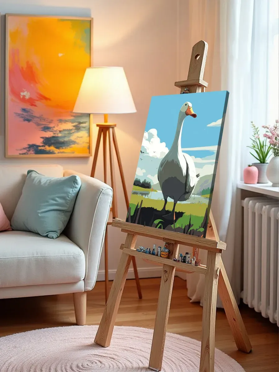 Картина по номерам «Гусь собой горжусь» — картинка 9