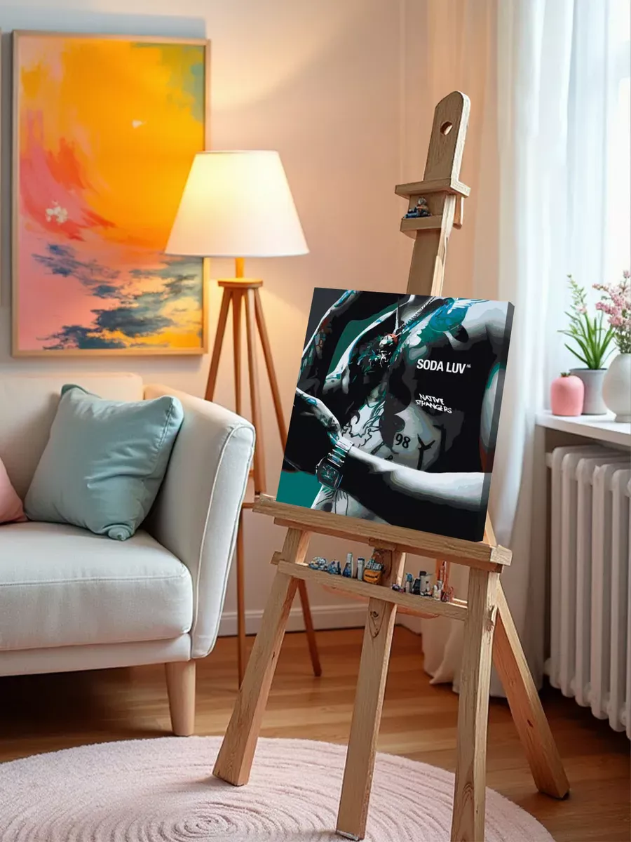 Картина по номерам «Рэпер Soda Luv Сода Лав обложка альбома 2» — картинка 10