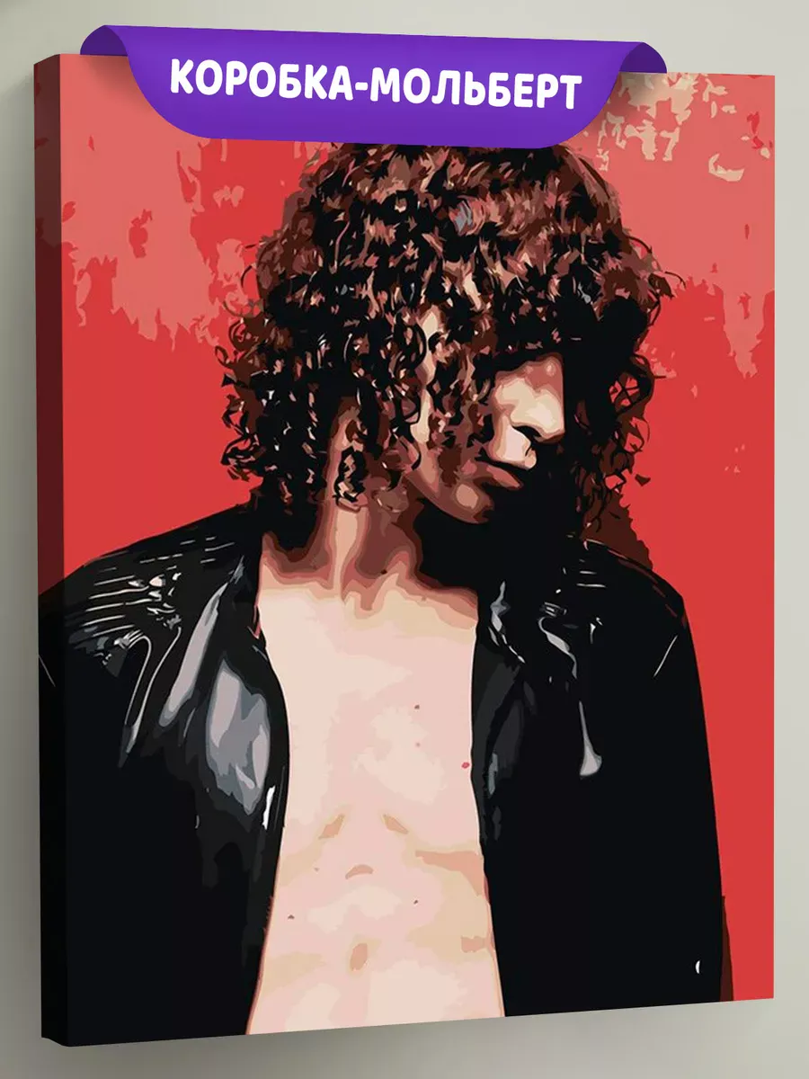 Картина по номерам «Вышел покурить: Юра Авангард 10»