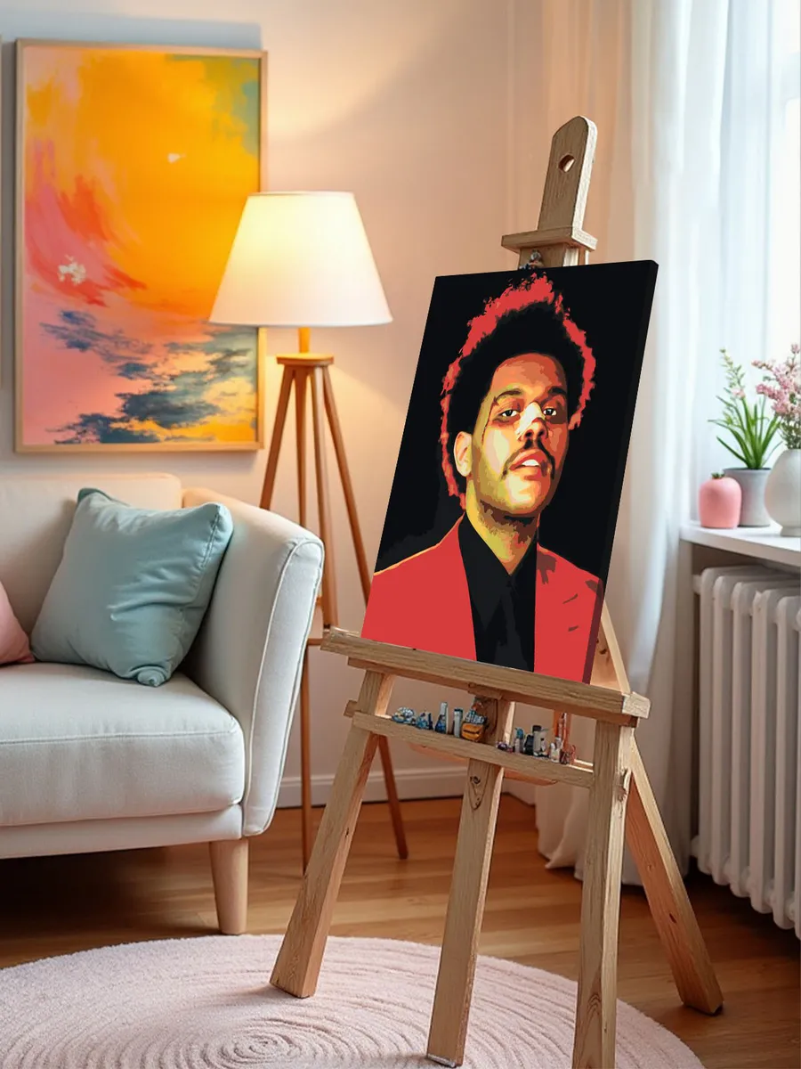 Картина по номерам «Музыкант The Weeknd Викенд 3» — картинка 10