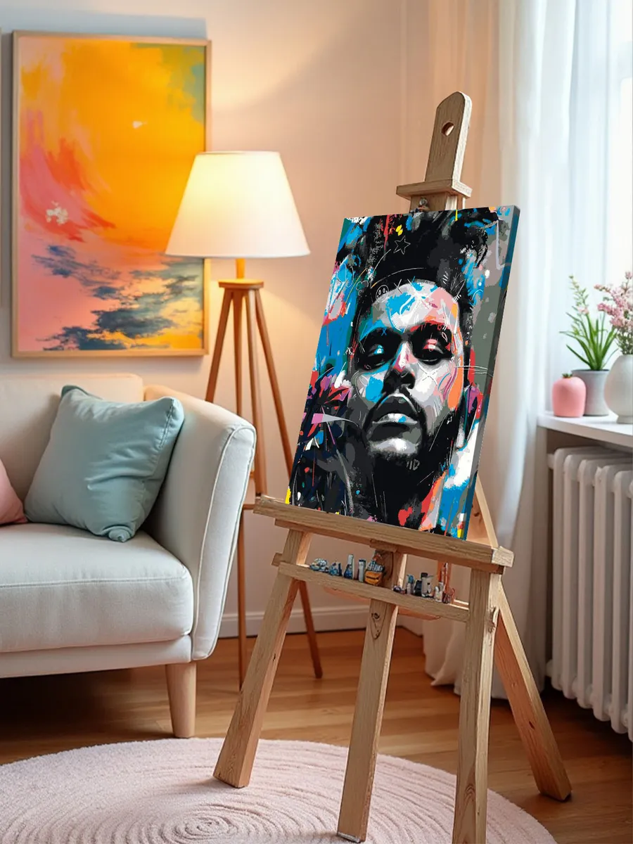 Картина по номерам «Музыкант The Weeknd Викенд Арт 2» — картинка 10