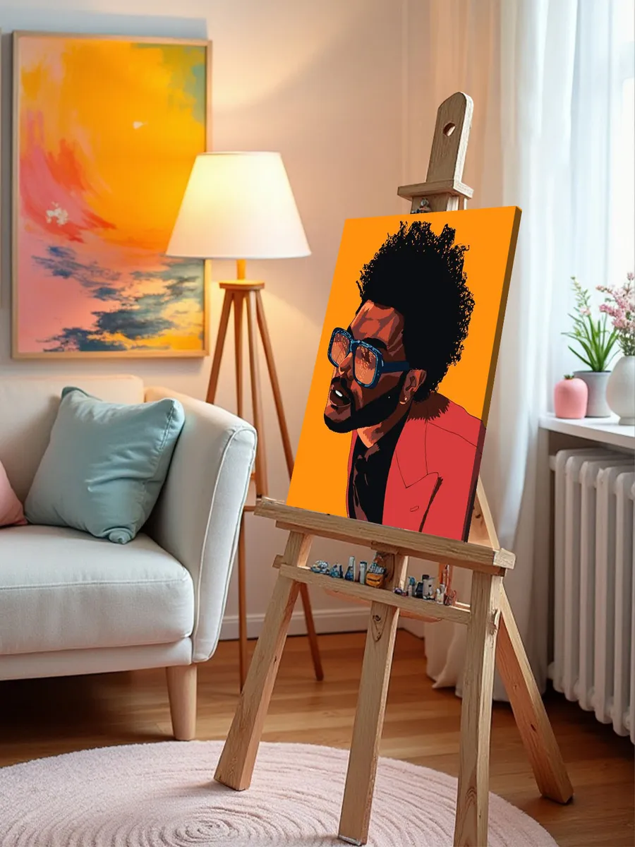 Картина по номерам «Музыкант The Weeknd Викенд Арт 3» — картинка 10