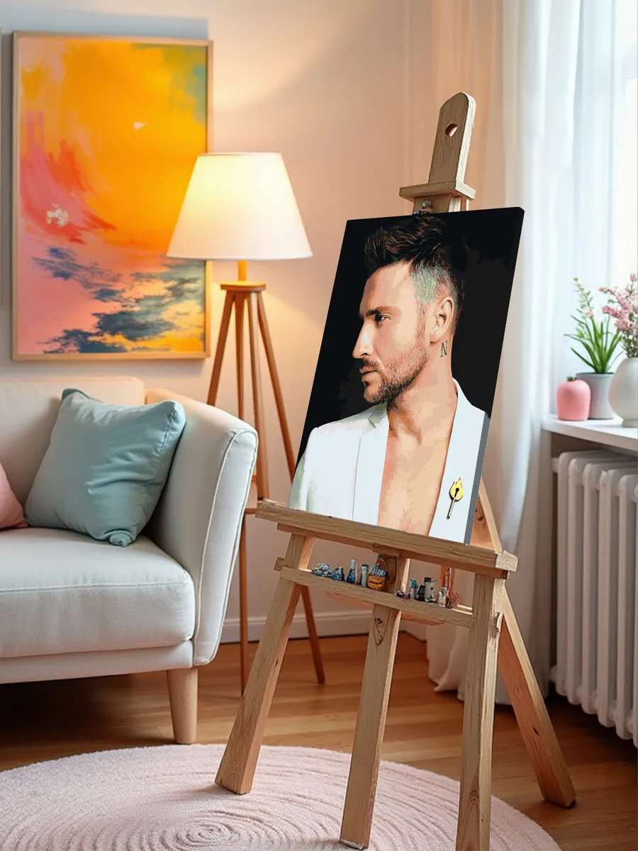 Картина по номерам «Российский музыкант Сергей Лазарев 2» — картинка 10