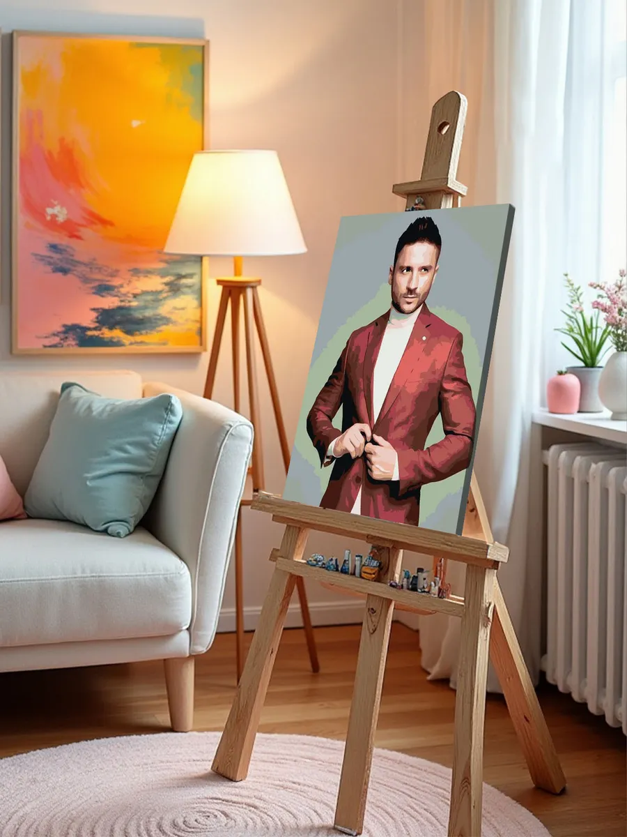 Картина по номерам «Российский музыкант Сергей Лазарев 5» — картинка 10